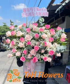 TH149 - Giỏ Hoa Rạng Rỡ - Ảnh 3