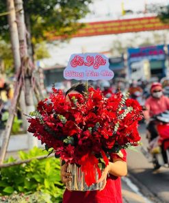 TH388 - Giỏ hoa đẹp kiêu sa - Ảnh 2