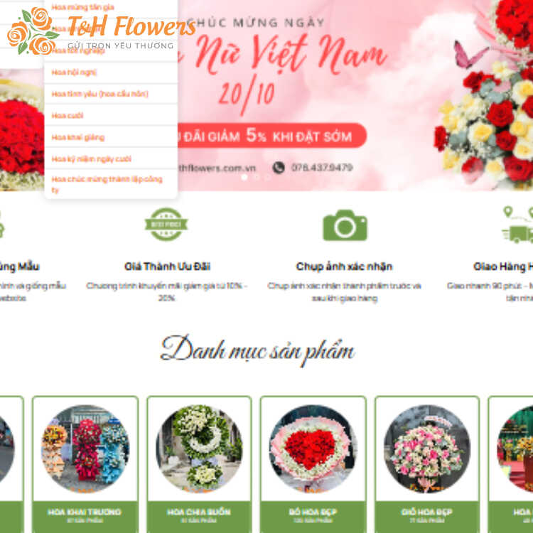 shop hoa tươi điện biên
