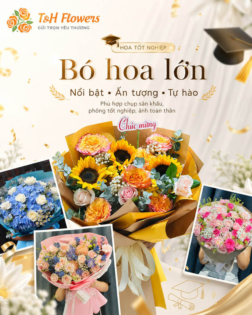 99+ Mẫu Hoa Tốt Nghiệp Đẹp, Ý Nghĩa Chúc Mừng Thành Công