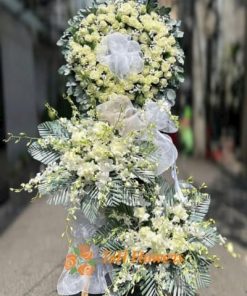 TH400 - Kệ hoa viếng hiện đại tôn kính
