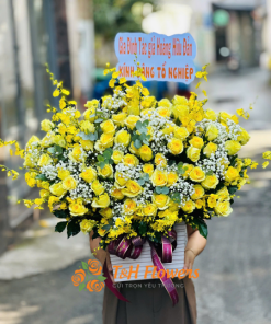 giỏ hoa đẹp