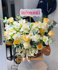 giỏ hoa đẹp