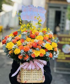 giỏ hoa đẹp