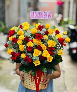 giỏ hoa đẹp